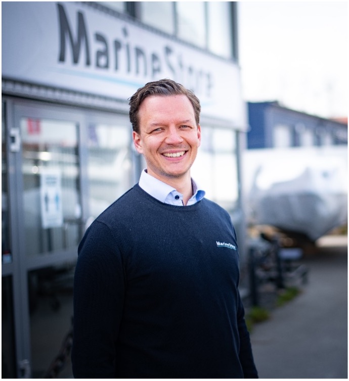 Anton Hedström, platschef Marine Store Norrtälje