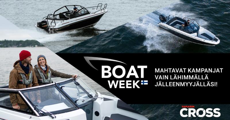 Boat Week tarjoukset ovat voimassa rajoitetun ajan