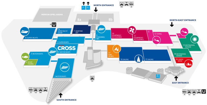 Boot 2025 boat show hall plan: Yamarin Cross Powerboats