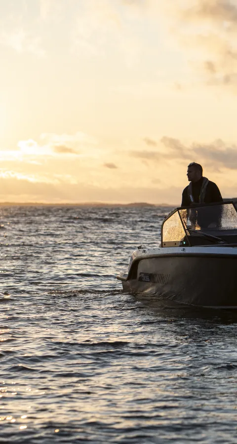 Boat Week 2026 Cross 55 BR in the sunset